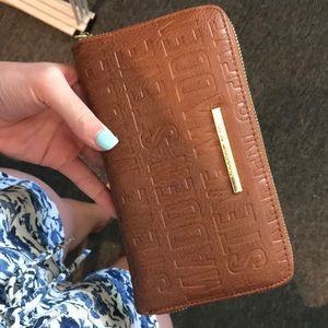 Brown Steve Madden wallet/wristlet